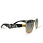 Palma | Black Grey Aviator Sunglass