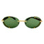 Phuket | Golden Leopard Four Stud Round Sunglass