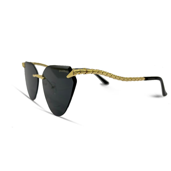 UK | Golden Black Cateye Sunglass