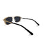 Sweden | Golden Black Aviator Sunglass