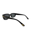 Spain | Black Golden T Wayfarer Sunglass