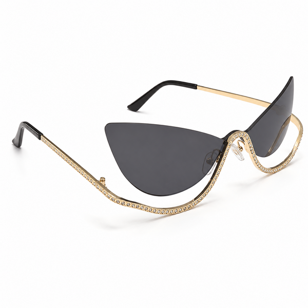 Venom Chic Golden Black Sunglass