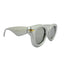 Monaco | Silver Cateye Sunglass