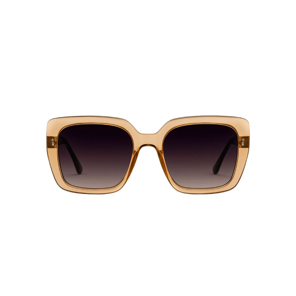 NY | Peach Wayfarer Oversize Sunglass
