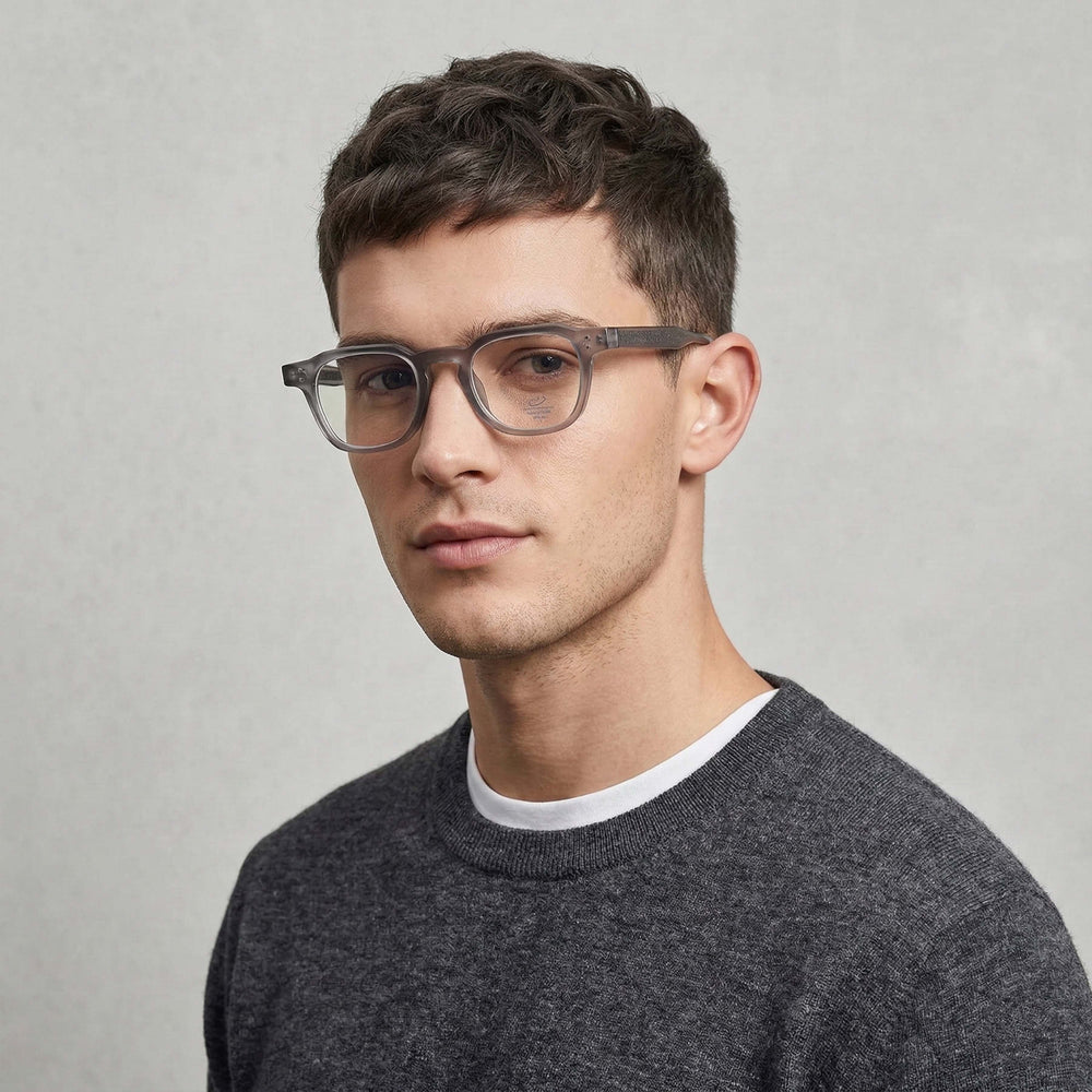 Melbourne | Grey Transparent Wayfarer Sunglass