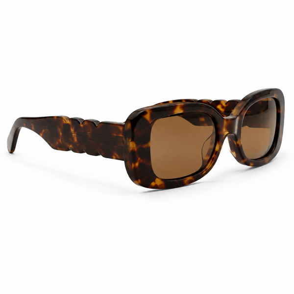 Russia | Leopard Rectangle Sunglass