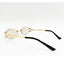 Rose Kiss | Golden Peach Rimless Sunglass