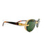 Phuket | Golden Leopard Four Stud Round Sunglass