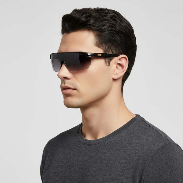 Rider | Black Peach Dualtone Wrap Around Sunglass