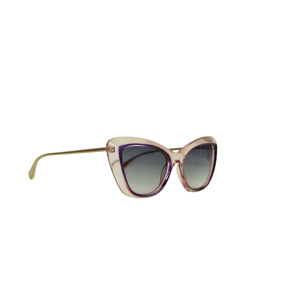Smart Lady | Baby Pink Oversize Cateye Sunglass