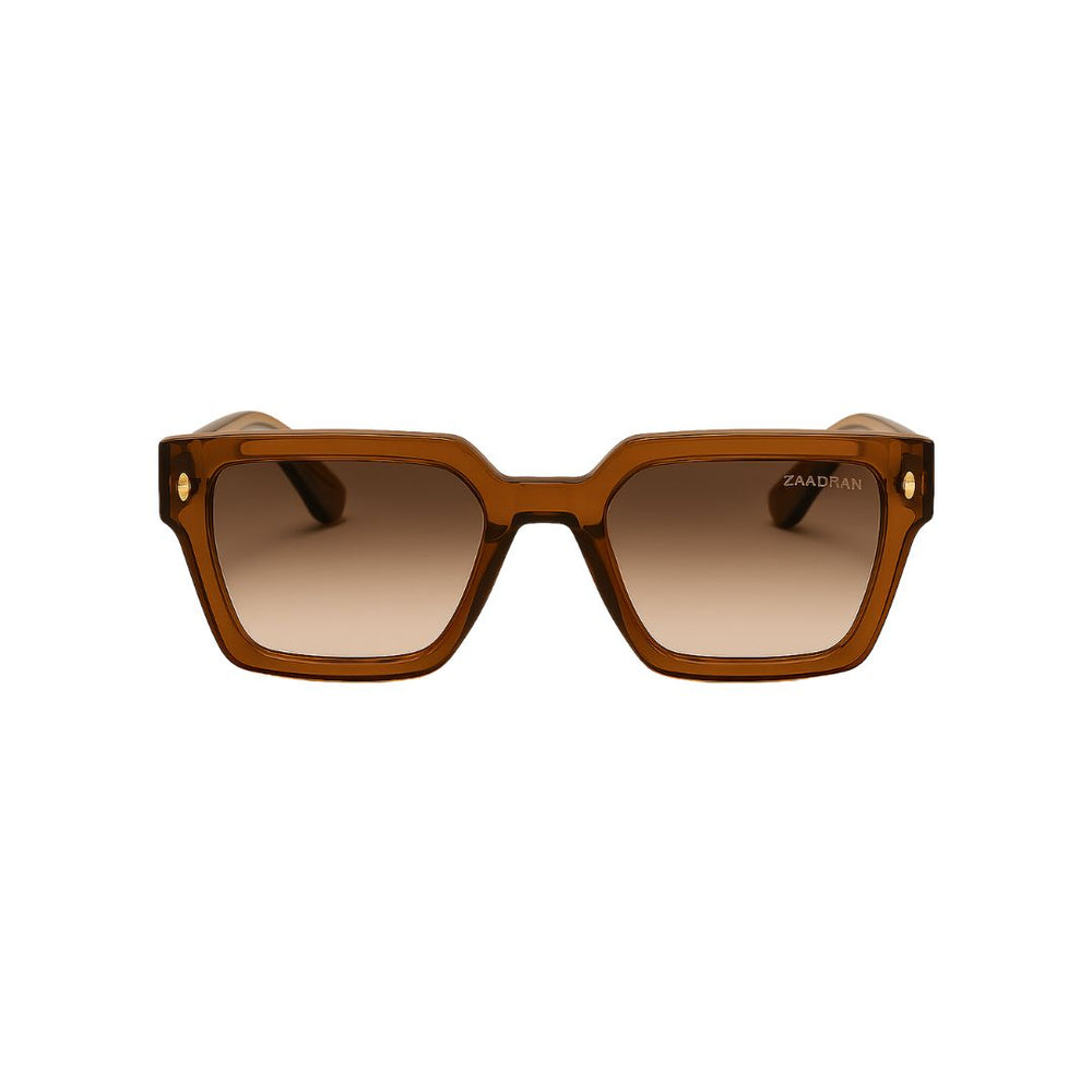 Almaty | Light Brown Wayfarer Sunglass - (ZAADWFAMLTBR0015)