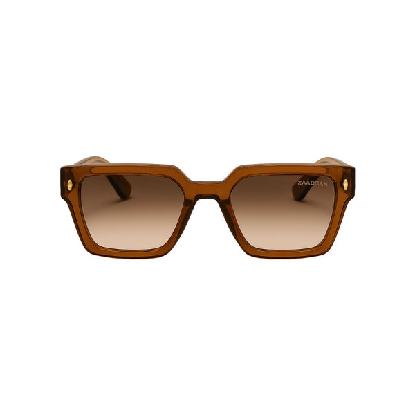 Almaty | Light Brown Wayfarer Sunglass - (ZAADWFAMLTBR0015)