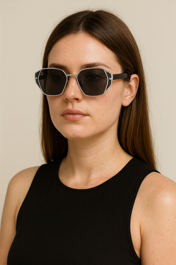 Arizona | Silver Black Wayfarer Sunglass - (ZAADWFAZSLV0018)