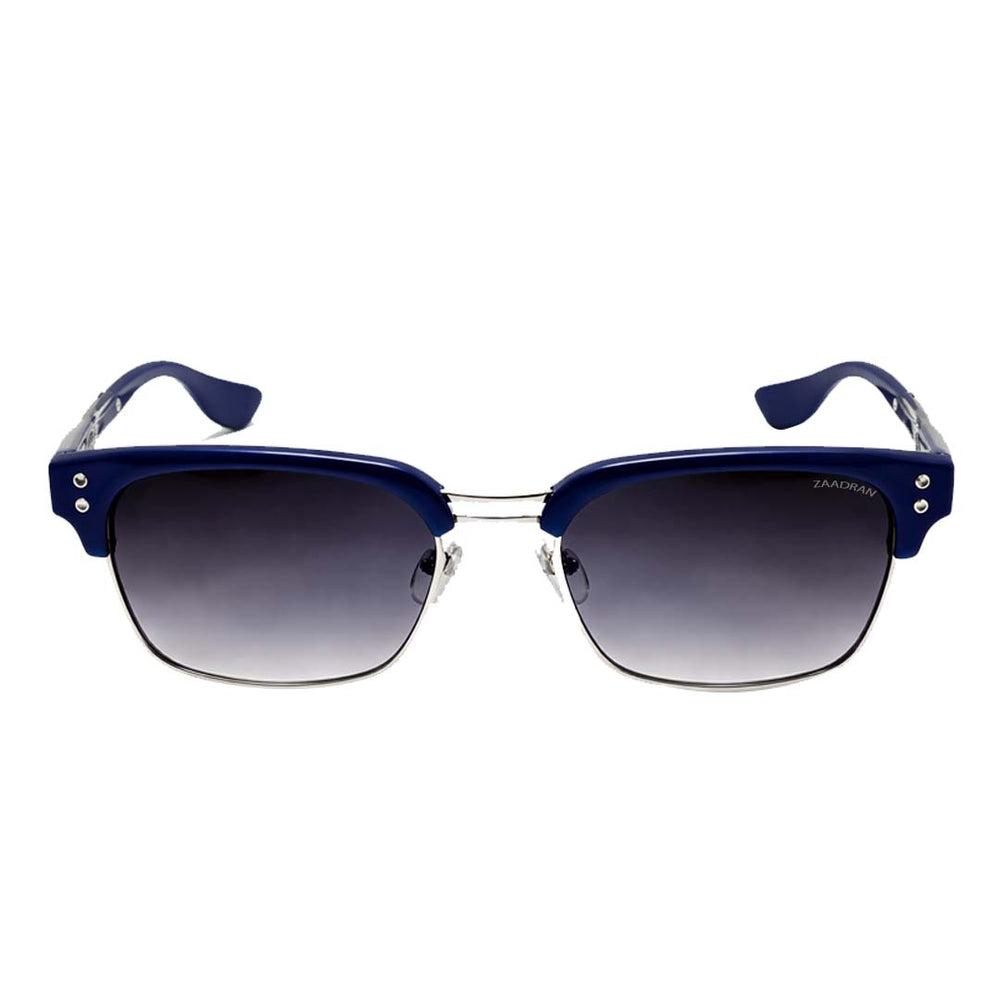 Solomon | Navy Blue Silver Blue Wayfarer Sunglass