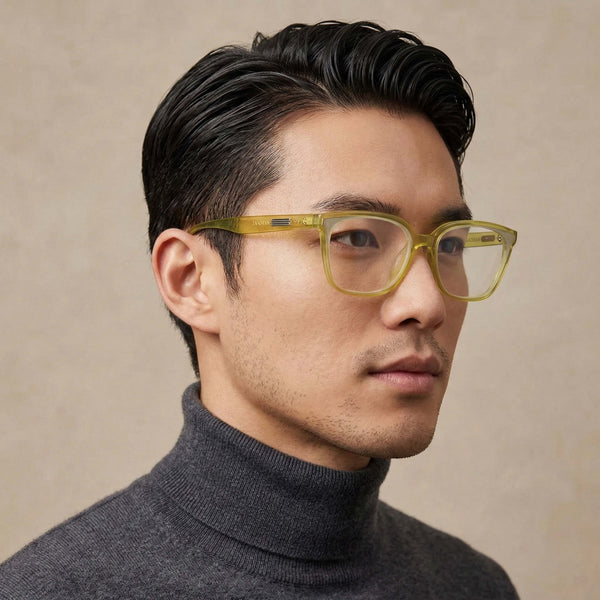 Belize | Green Transparent Wayfarer Sunglass