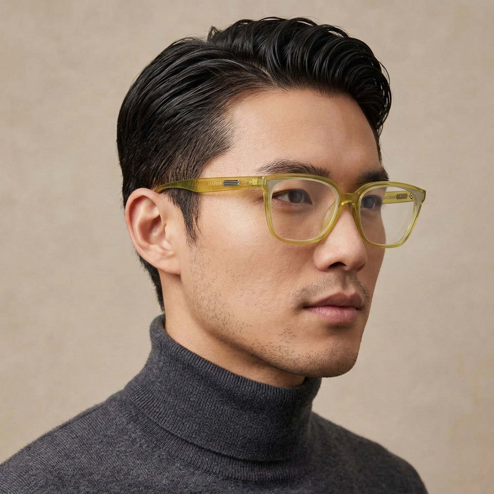 Belize | Green Transparent Wayfarer Sunglass