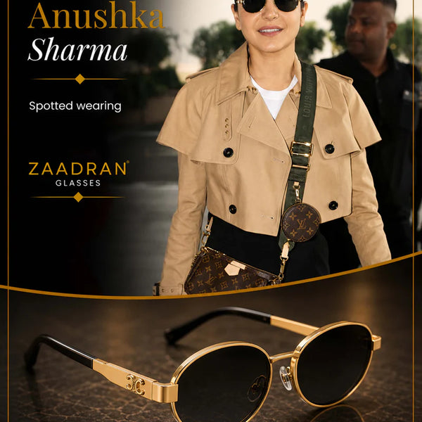 Haiti | Golden Black Round Sunglass