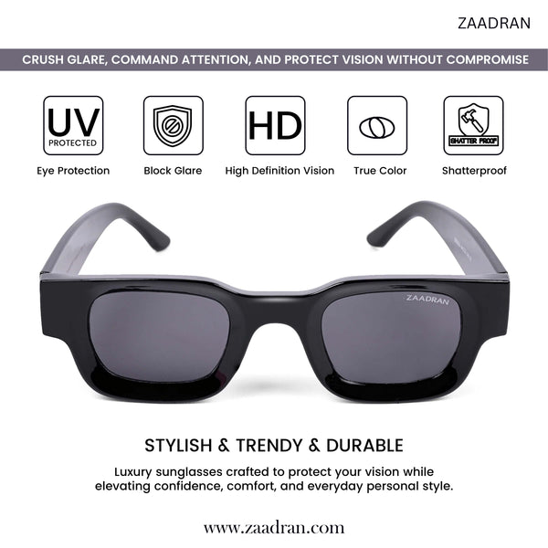 Barcelona | Black Wayfarer Sunglass