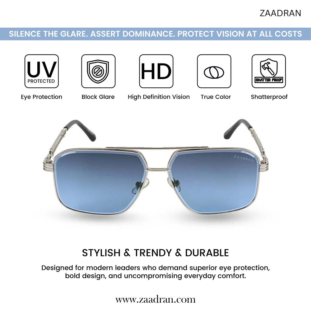 Bolivia | Silver Aviator Sunglass