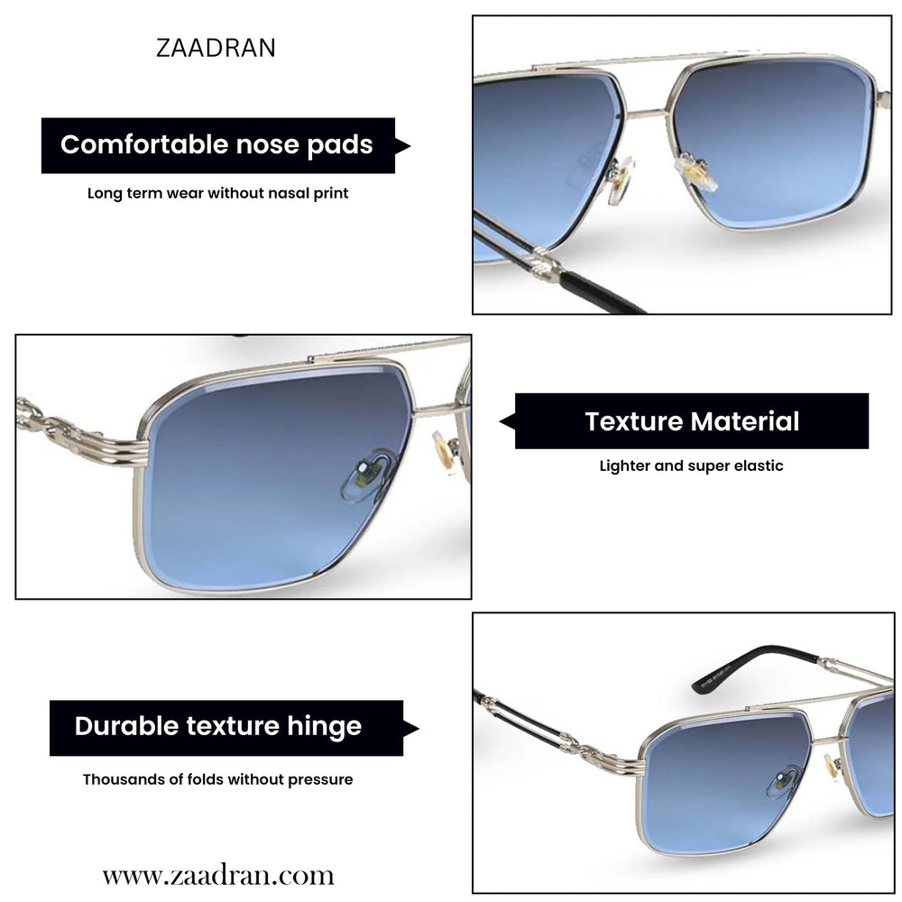 Bolivia | Silver Aviator Sunglass
