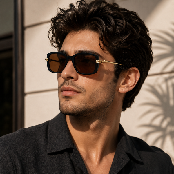 Royal Knot Black Brown Sunglass