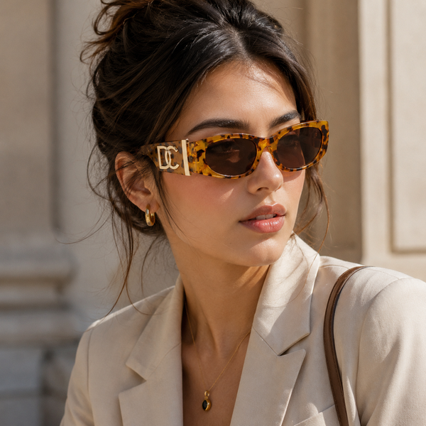 Iconic Havana Leopard Brown Sunglass