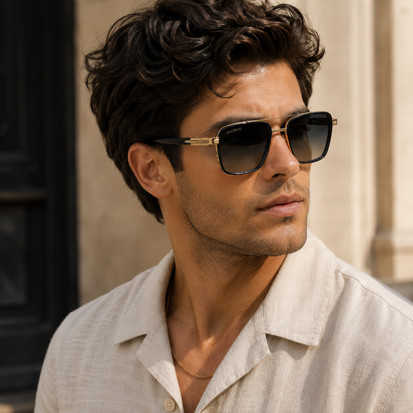 Octagonal Gradient Dual Tone Sunglass