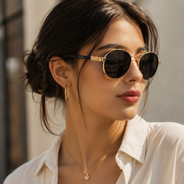 Berlin Black Dual Tone Aviator Sunglass
