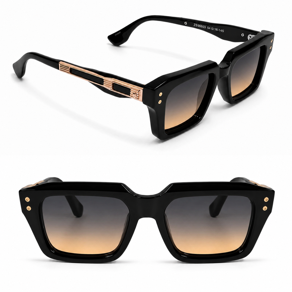 Forest Vogue Black Dual Tone Wayfarer Sunglass