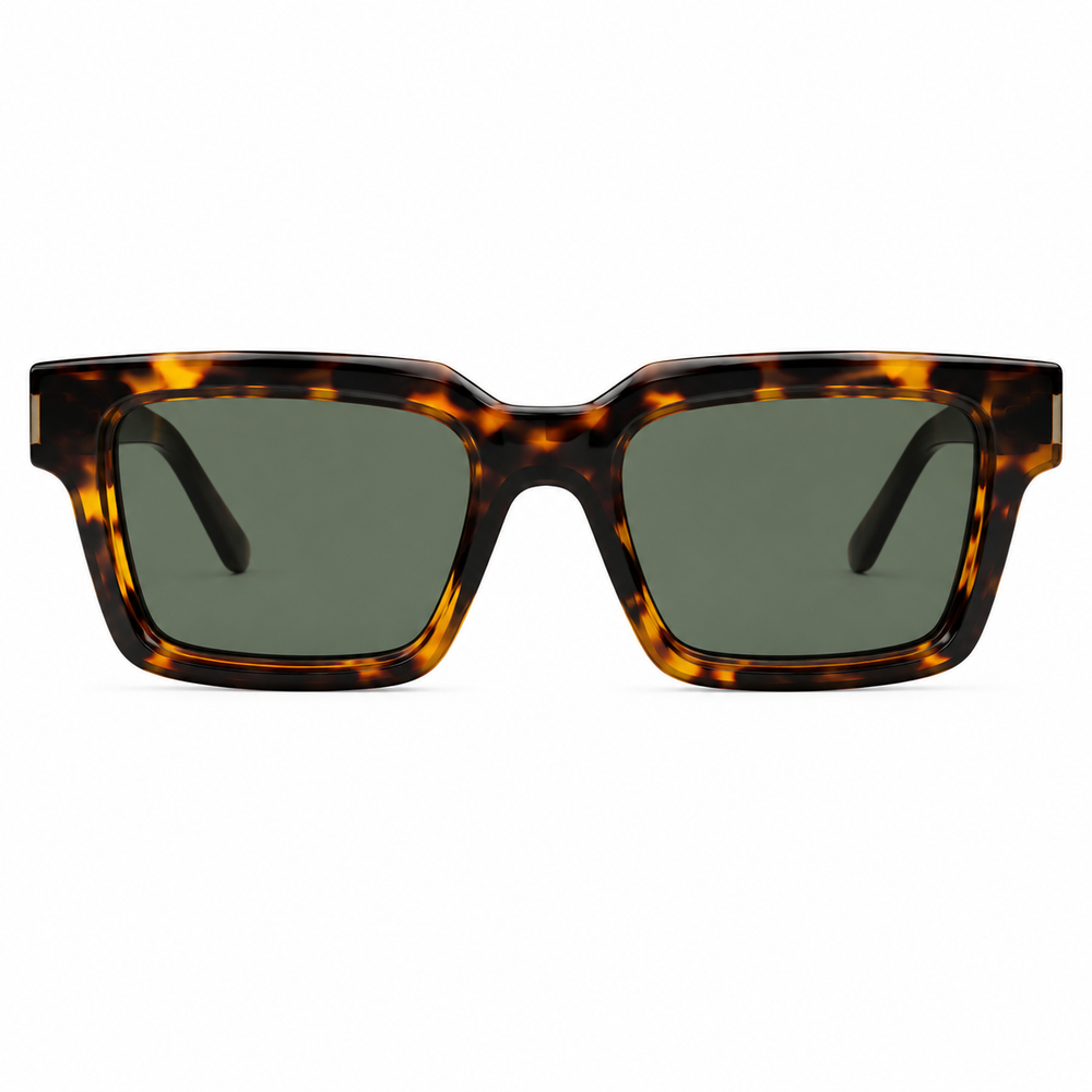 Royal Edge Leopard Green Sunglass