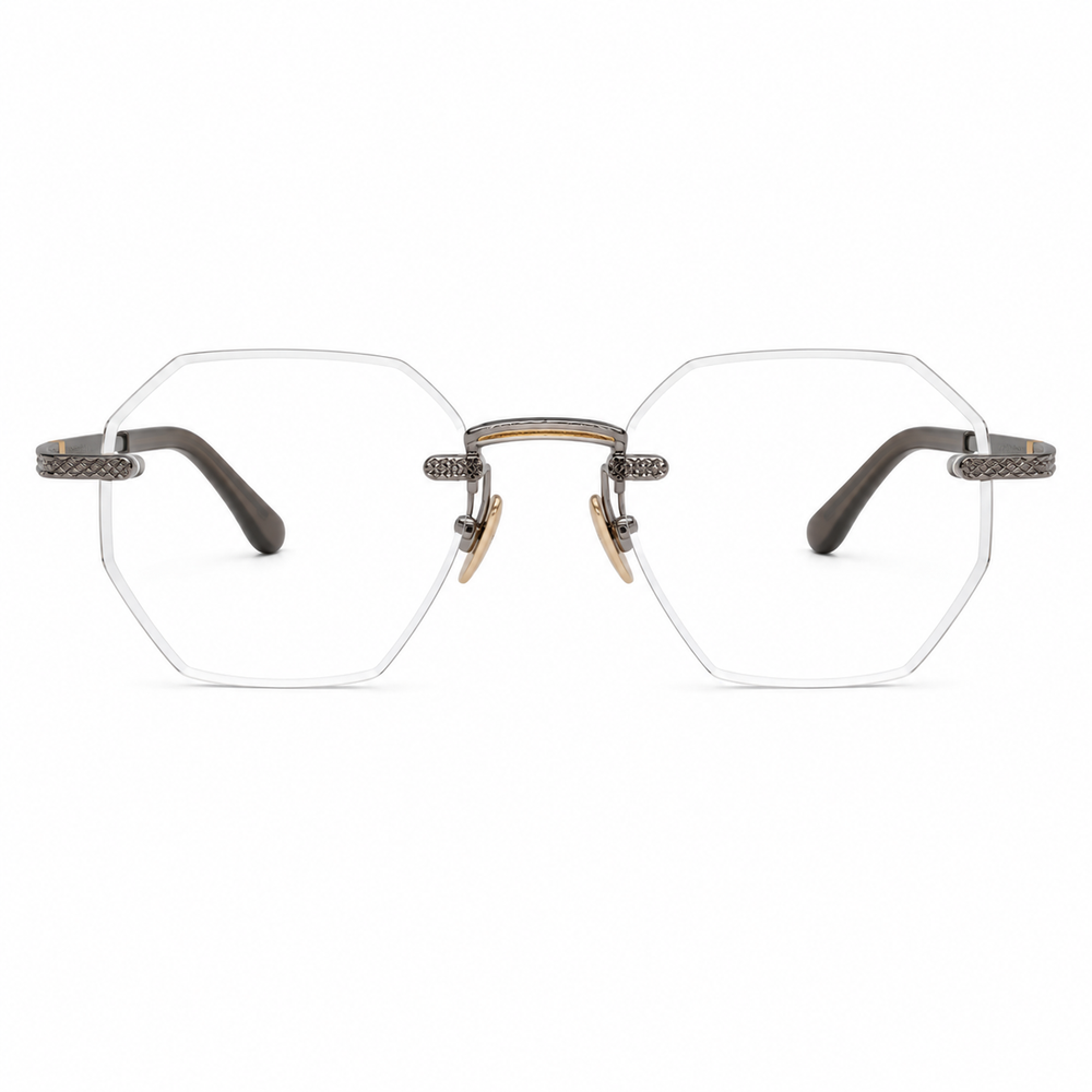 Dominica Copper Black Transparent Sunglass