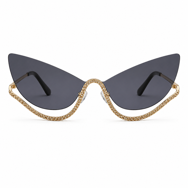 Venom Chic Golden Black Sunglass