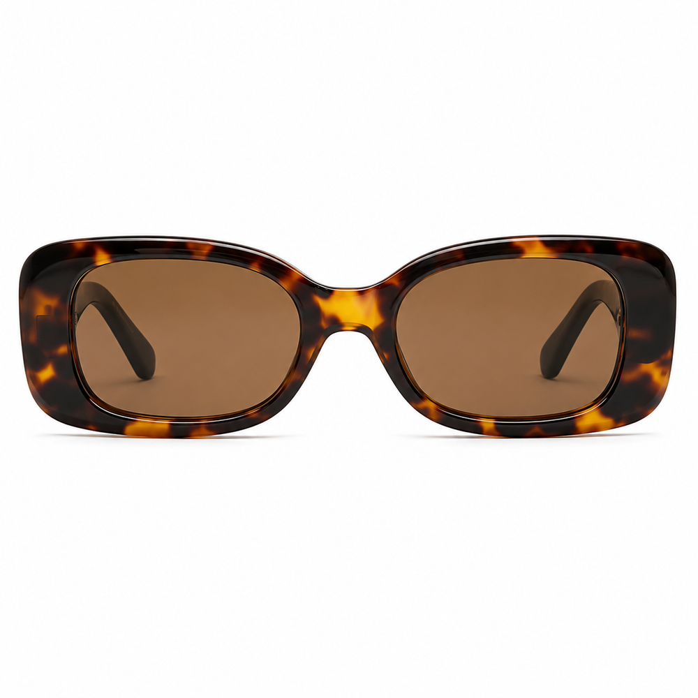 Russia | Leopard Rectangle Sunglass