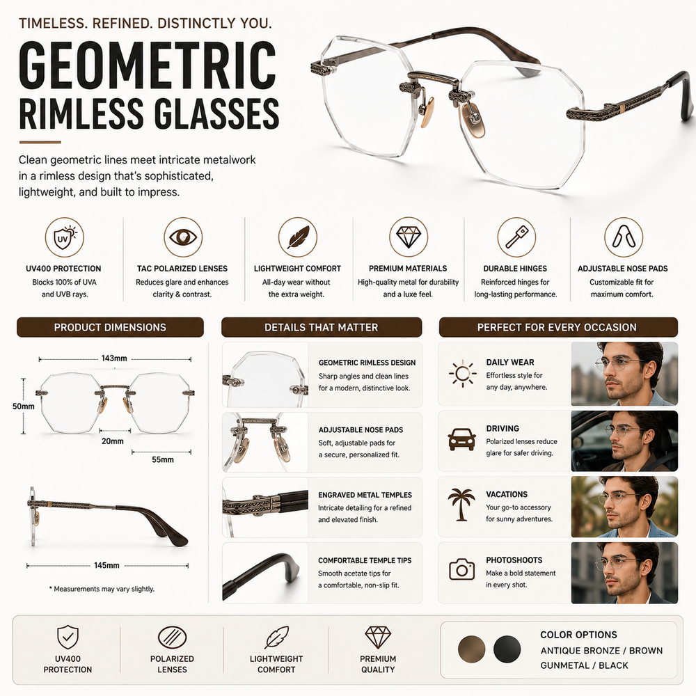 Dominica Copper Black Transparent Sunglass