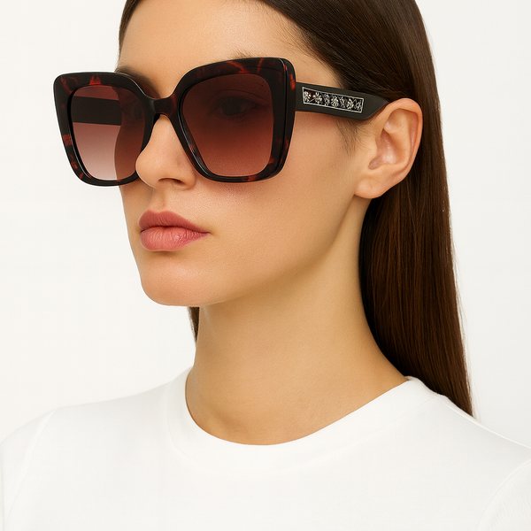 Tokyo | Leopard Wayfarer Sunglass