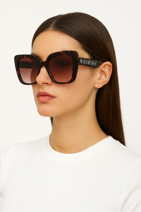 Tokyo | Leopard Wayfarer Sunglass