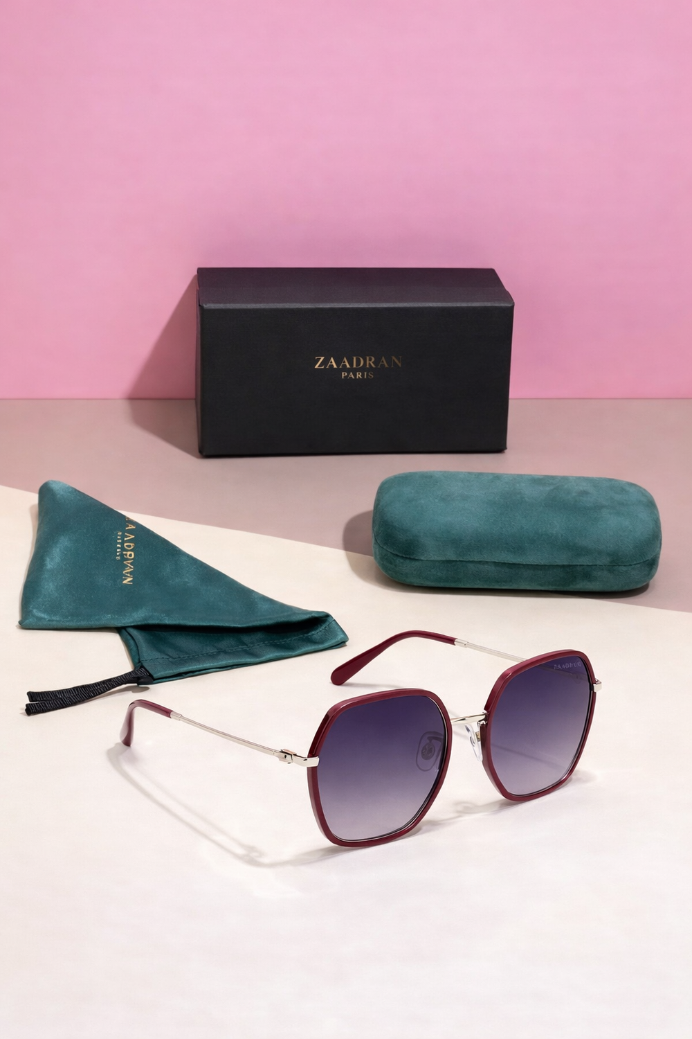 Germany | Brown Blue Gradient Oversize Sunglass