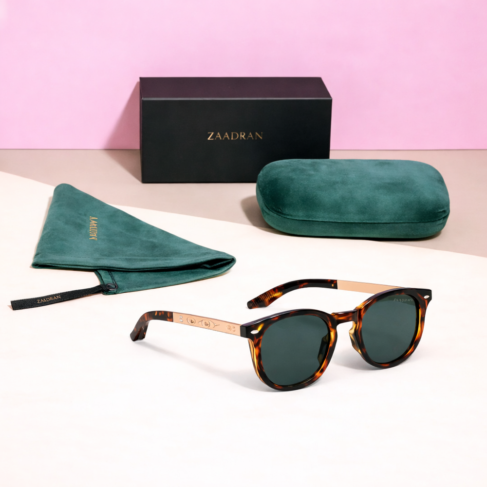 Georgia | Leopard Oversized Round Sunglass