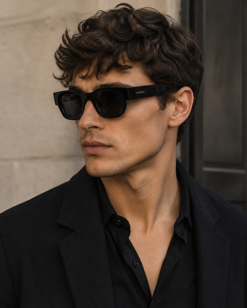 Barcelona | Black Wayfarer Sunglass