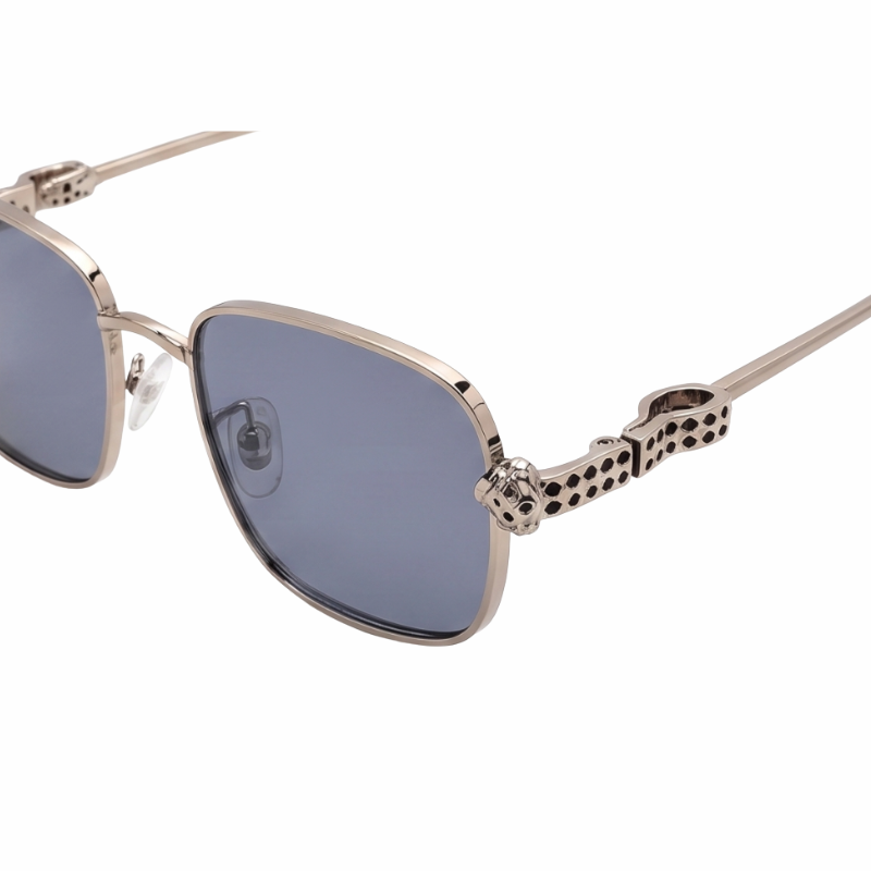 Classic Silver Blue Rim Sunglass