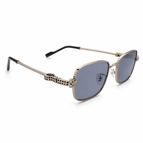 Classic Silver Blue Rim Sunglass