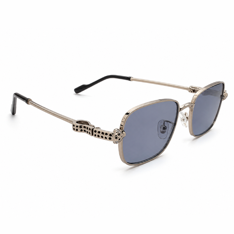 Classic Silver Blue Rim Sunglass
