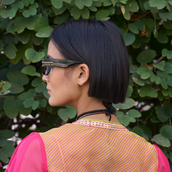 Bulgaria | Black T Transparent Wayfarer Sunglass