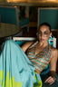 Metal Eyes | Golden Transparent Wayfarer Sunglass