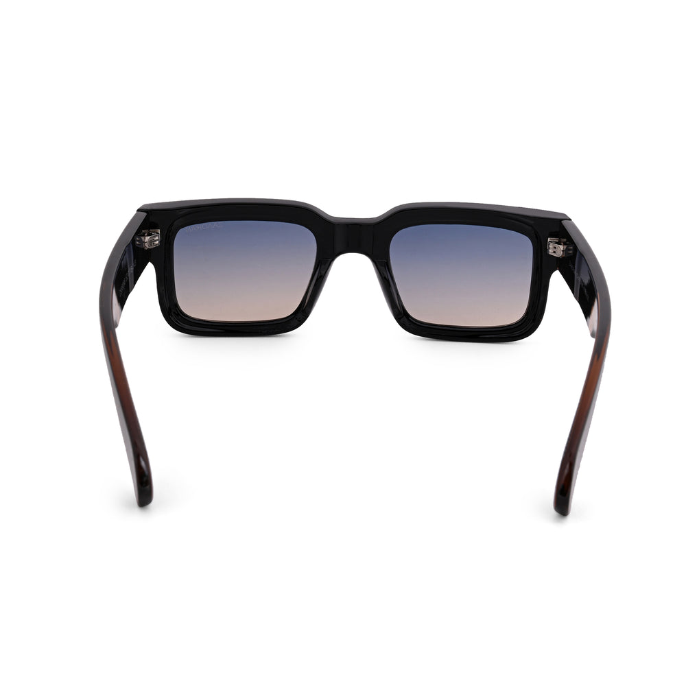Almaty | Black Dual Tone Wayfarer Sunglass - (ZAADWFAMBLKDT0013)