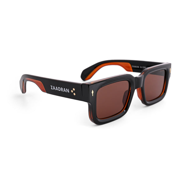 Almaty | Brown Wayfarer Sunglass - (ZAADWFAMBR0010)