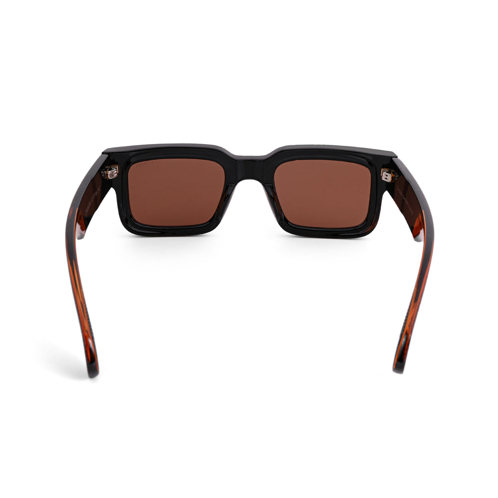 Almaty | Brown Wayfarer Sunglass - (ZAADWFAMBR0010)