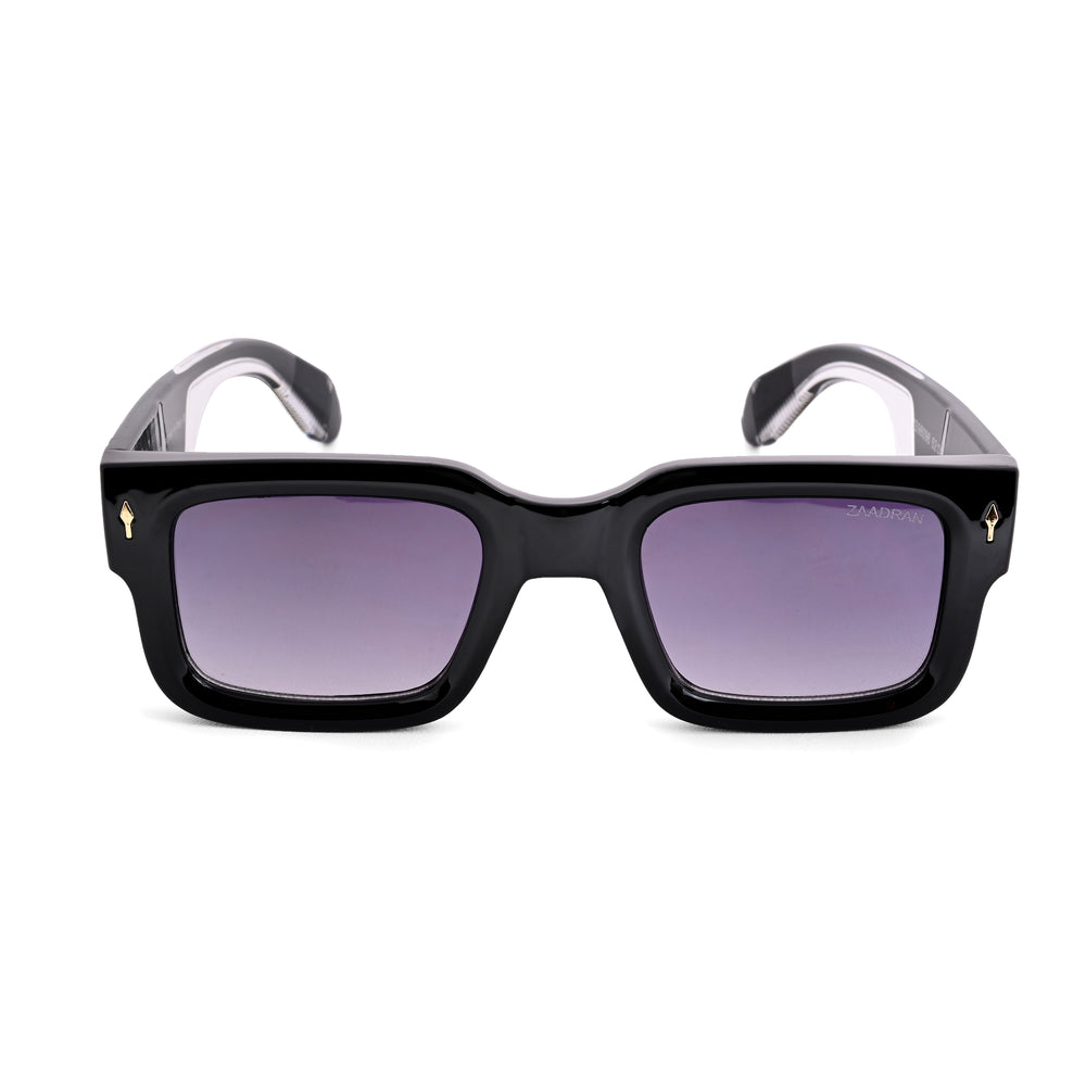 Almaty | Black Wayfarer Sunglass - (ZAADWFAMBLK0011)