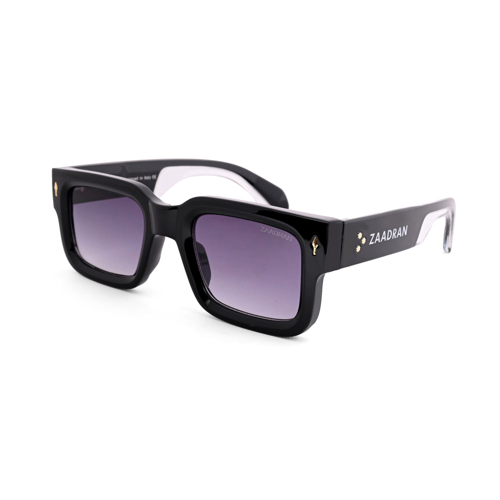 Almaty | Black Wayfarer Sunglass - (ZAADWFAMBLK0011)