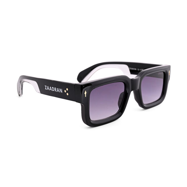 Almaty | Black Wayfarer Sunglass - (ZAADWFAMBLK0011)